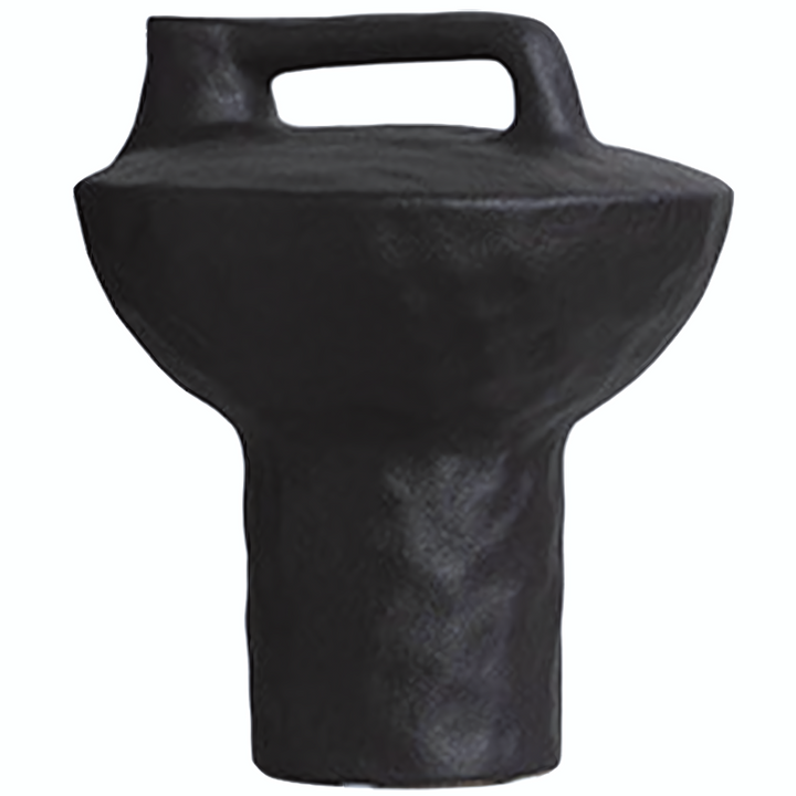 Wabi Ji Porzellan Vase 16" L 'Coal Black'